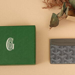 고야드 (리미티드) 더블 포켓 카드 홀더 지갑 고야딘 캔버스 리미티드 블랙 8501