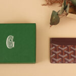 고야드 (리미티드) 더블 포켓 카드 홀더 지갑 고야딘 캔버스 리미티드 브라운 8501