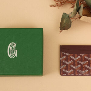 고야드 (리미티드) 더블 포켓 카드 홀더 지갑 고야딘 캔버스 리미티드 브라운 8501