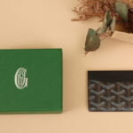 고야드 (리미티드) 더블 포켓 카드 홀더 지갑 고야딘 캔버스 리미티드 에디션 블랙 8501