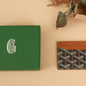 고야드 (리미티드) 더블 포켓 카드 홀더 지갑 고야딘 캔버스 리미티드 브라운 8501