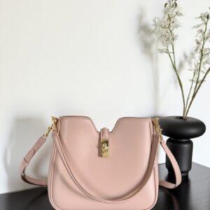 셀린느 (블랙프라임) 16 소프트 호보 호보백 중형 레더 블랙 120693