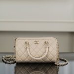 샤넬 (팬더) 25c 보스턴 볼링백 아이보리