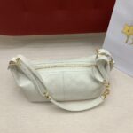 디올 (OC) 디-저니 호보백 중형 레더 골드 하드웨어 화이트 2417