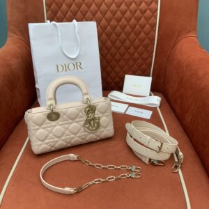 디올 (OC) 디조이 미니 백 Mini 양가죽 리본 핑크 0613