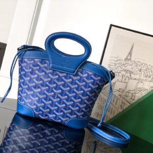고야드 (리미티드) 벨루가 미니백 크로스백 Mini 고야딘 캔버스 리미티드 에디션 블루 8066