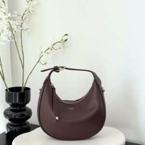 셀린느 (블랙프라임) 루루 미디움 숄더백 미디움 소가죽 버건디 120723