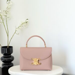 셀린느 (블랙프라임) 틴 니노 가방 레더 골드 하드웨어 핑크 118112