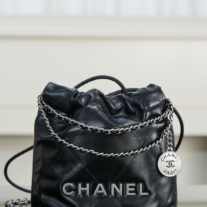 샤넬 (팬더) 미니 22백 블랙 실버