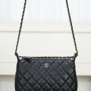 샤넬 (팬더) 숨은款 마작백 블랙 골드