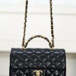 샤넬 (팬더) 25B 더블 C 핸들 CF 미니 블랙