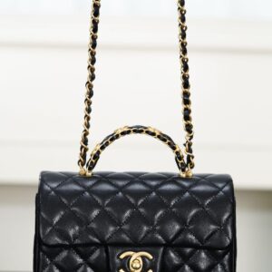 샤넬 (팬더) 25B 더블 C 핸들 CF 미니 블랙