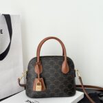 셀린느 (블랙프라임) 티안 호노린 베이비백 토트백 레더 블랙프라임 브라운 120682