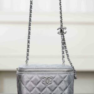 샤넬 (팬더) 25B 바니티 전자광 실버 전기광 실버