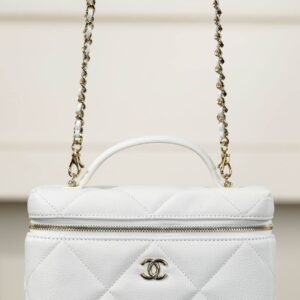 샤넬 (팬더) LP 박스백 대리석 아이보리