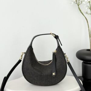 셀린느 (블랙프라임) 룰루 미디엄 백 Medium 소가죽 블랙 120723