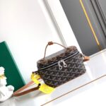 고야드 (리미티드) 뮤즈 미니 화장품 박스 백 Mini 고야딘 캔버스 리미티드 에디션 블랙 브라운 8067