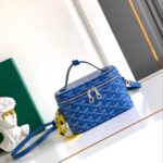 고야드 (리미티드) 뮤즈 미니 화장품 박스 백 Mini 고야딘 캔버스 리미티드 에디션 하늘색 8067