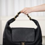 샤넬 (팬더) 25k 힙합 호보백 블랙