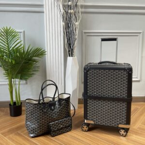 고야드 (리미티드) 리미티드 20인치 캐리어 20인치 고야딘 캔버스 리미티드 에디션 블랙