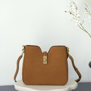 셀린느 (블랙프라임) 16 소프트 호보백 레더 블랙프라임 브라운 120693