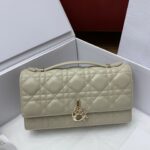 디올 (OC) 미스 디올 미니 체인백 크로스백 Mini 레더 퀼팅 아이보리 0980
