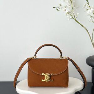 셀린느 (블랙프라임) 티나 나노 백 스웨이드 블랙프라임 브라운 118112