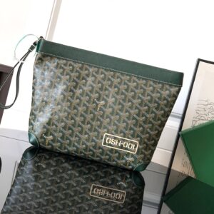 고야드 (리미티드) 콘티 파우치 손목 가방 PM 고야딘 캔버스 리미티드 다크 그린 020803