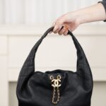 샤넬 (팬더) 26C 추리닝 힙합 블랙 골드 미니