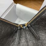 디올 (OC) 디올 보야주 중형 블랙 주름 가죽 백 중형 백 중형 주름 가죽 주름 블랙 2846