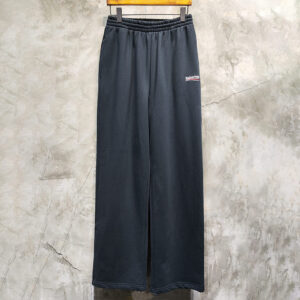 발렌시아가 [ ONE공장 ]  24SS 폴리티컬 캠페인 트랙팬츠 블랙