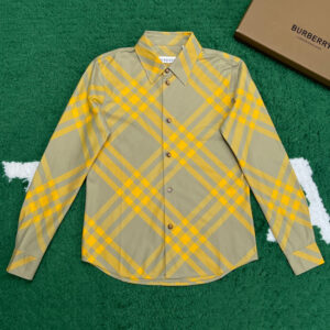 버버리 [잔디집] 23FW 체크 코튼 긴팔 셔츠