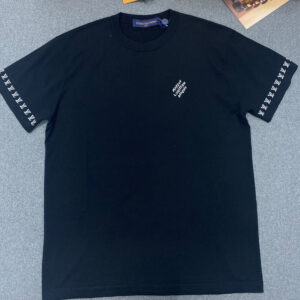 루이비통 [TJ공장] 자카드 레귤러 핏 크루넥 반팔 티셔츠 시그니처