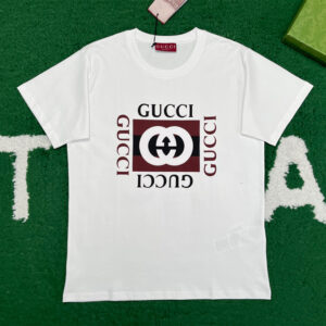 구찌 [ 잔디집 ] 24FW 리도컬렉션 티셔츠 저지 코튼 화이트 화이트