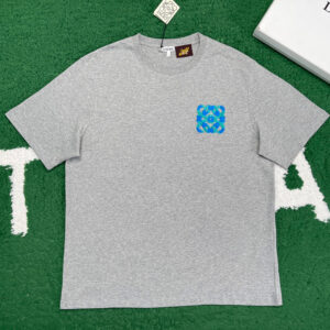 로에베 [ 잔디집 ] 에너그램 자수 테리 릴렉스 핏 반팔 티셔츠 그레이