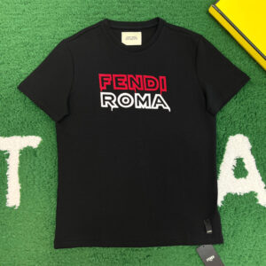 펜디 [ 잔디집 ]  로마 자수 반팔 티셔츠 “2COLOR”