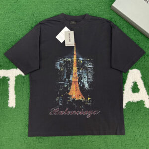 발렌시아가 [ 잔디집 ] 파리 리버티 문 미디엄 핏 반팔 티셔츠 “2COLOR”