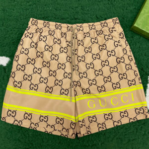 구찌 [ 잔디집 ] GG 로고 프린트 나일론 스윔 쇼츠