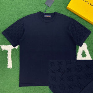 루이비통 [ 잔디집 ]  자카드 모노그램 플레인 니트 반팔 티셔츠 “3COLOR”