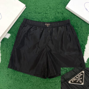 프라다 [ 잔디집 ] 리나일론 삼각 로고 스윔 팬츠 블랙