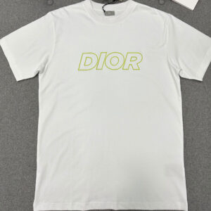 디올 [TJ공장] 로고 반팔 티셔츠 캐주얼핏 저지 코튼 화이트