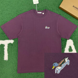 버버리 [ 잔디집 ] 아카이브 덕 반팔 티셔츠 로고 자수 “2COLOR”