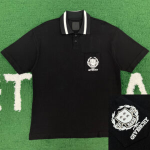 지방시 [ 잔디집 ]  오버 핏 체스트 브랜딩 폴로 반팔 티셔츠 “2COLOR”