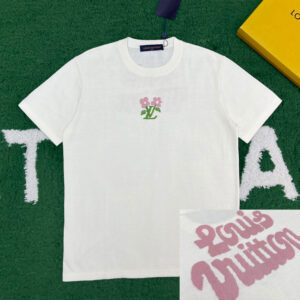 루이비통 [ 잔디집 ] X 24SEASON 퍼렐 콜라보 파스텔 블루밍 니트 반팔 티셔츠