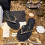 샤넬 【TJ공장】 CC로고 체인 플립플랍 슬리퍼（터보）