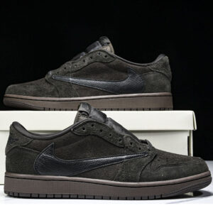 나이키 [T1공장] 에어조던1 x 트래비스 스캇 로우 OG 벨벳 브라운