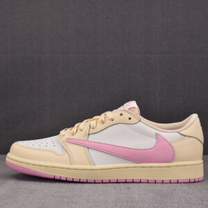 나이키 【FK공장】 IQ7604-100 x 트래비스 스캇 에어조던1 레트로 로우 OG SP 스카이 핑크