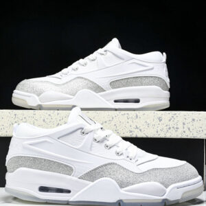 나이키 [T1공장]  에어조던 4 RM 화이트 메탈릭 실버