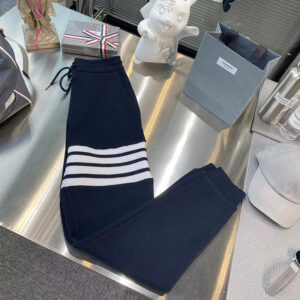 톰브라운 【터보】 와플 사선완장 4-Bar 스웨트팬츠（TJ공장）