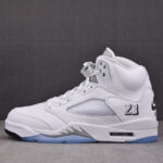 나이키 【PK공장】 에어조던 5 레트로 OG 화이트 메탈릭 HQ7978-103